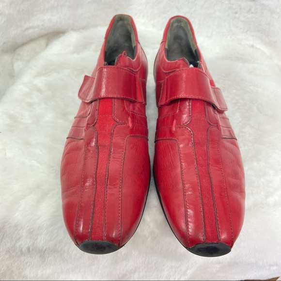 Paul Green Munchen red leather shoe. Size 4.5/7 - Picture 5 of 11